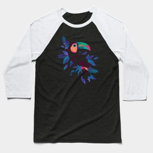 Toucan Silhouette 4 Baseball T-Shirt